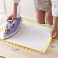 DAO Strykjärn-8 Stycken Stryknät, Strykdyna för Enkel Strykning och Skydd, Skyddande Mesh Tyg Strykduk 60 X 40 (Slumpmässig Färg) [DB]