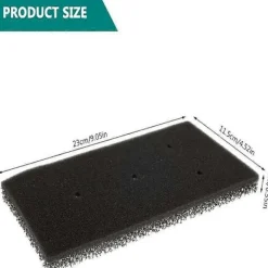 Torktumlare-4 Stycken Svampfilter för Whirlpool, Torktumlare Filtermatta 481010716911 23*11.5cm