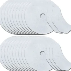 Torktumlare-30 stycken torktumlare avgasfilter, universell bärbar torktumlare luddfilter ersättning för Panda// White