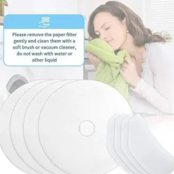 Torktumlare-30 stycken torktumlare avgasfilter, universell bärbar torktumlare luddfilter ersättning för Panda// White