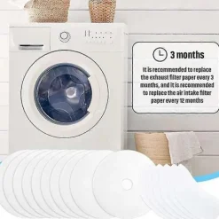 Torktumlare-30 Stycken Torktumlare Avgasfilter, Universal Bärbar Torktumlare Luddfilter Ersättning För Panda/