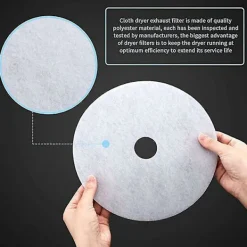 Torktumlare-30 stycken torktumlare avgasfilter, universal bärbar torktumlare luddfilter ersättning för Panda/-AS