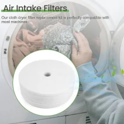 Torktumlare-30 stycken torktumlarens avgasfilter, universellt bärbart torktumlarens luddfilterbyte för Panda/Hao