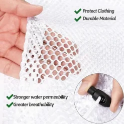 Tvättillbehör-2 Stycken Tvättsäck med Dragsko, Mesh Tvättsäck för Tvättmaskin, Mesh Tvättsäck (20x24/24x32 tum)