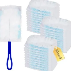 HAIKOU CHENQI Svampar & Dukar-30 Swiffer Magnetiska Dammtorkar Med 1 Handtag