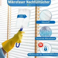 HAIKOU CHENQI Svampar & Dukar-30 Swiffer Magnetiska Dammtorkar Med 1 Handtag