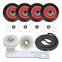 DMstore Torktumlare-4392067 Torktumlare Reparationskit &w10837240 Torktumlare Idler,279640 Idler Rulle Kompatibel Whirlpool,ersätter 4BY