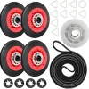 unbranded Torktumlare-4392067 Torktumlare Reparationskit För , , , Torktumlare Inkluderar Wpw10314173 Trumrulle