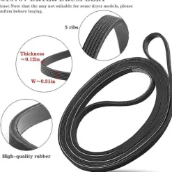 unbranded Torktumlare-4392067 Torktumlare Reparationskit För , , , Torktumlare Inkluderar Wpw10314173 Trumrulle