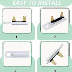 Torktumlare-3392519 Torktumlare Termisk Säkring, Kompatibel 3388651 G4AP0500,21900, 214500