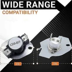 Torktumlare-279816 Torktumlare Termostat Termisk Avstängningssats för & Torktumlare Ersätter AP3094244 3399848 PS334299 279816 Edition d