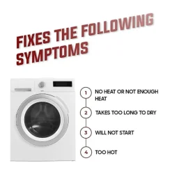 Torktumlare-4391960 Värmeelement Ersättning för Le5705xpw1 Kompatibel med Wp4391960 696579 Torktumlarelement
