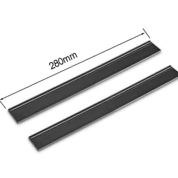 Fönsterrengöring-4 X Fönsterputs Dammsugare Gummi Skrapor Blad För Kärcher WV50 WV2 280mm Hushållsrengöringsverktyg Dammsugare
