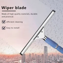 Fönsterrengöring-4 x Fönstertvätt Gummiskrapa Blad för WV50 WV2 280mm Ersättningsrengöringstillbehör Skrapor