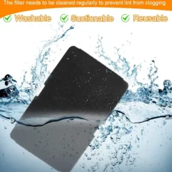 Torktumlare-4 x Torkfilter för Torktumlare 240 x 155 x 11 mm Ersättningstorkfilter för Beko Grundig Blomberg ElektraBregenz 2964840100 [Energiklass A++]{FY}