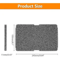 Torktumlare-4 X Torktumlare Svampfilter 240 X 155 X 11 Mm Torktumlare Filter Ersättning För Beko Grundig Blomberg Elektrabregenz 2964840100 [energiklass A++]
