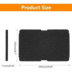 Torktumlare-4 x Torktumlarens Filtter Svamp 240 x 155 x 11 mm Torktumlarens Filtter Ersättning för Beko Grundig Blomberg ElektraBregenz 2964840100 [Energiklass A++] | Fyndiq