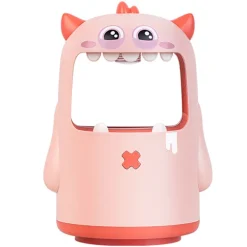 Skadedjur & Insekter-ABS Stark Sug Flygfälla Lampa Fotokatalytisk Monsterform Elektrisk Insektsdödare Rosa