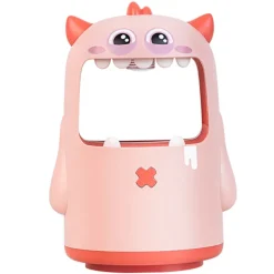 Skadedjur & Insekter-ABS Stark Sug Flygfälla Lampa Fotokatalytisk Monsterform Elektrisk Insektsdödare Rosa