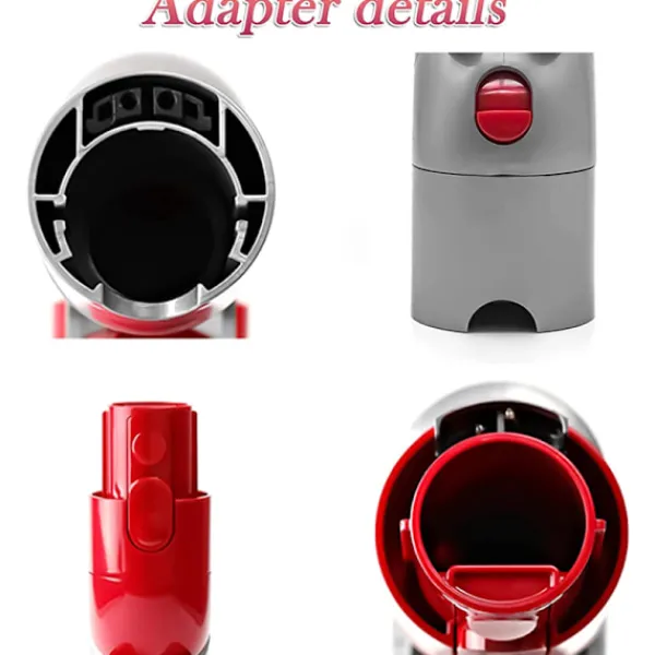 Bieco Dammsugare & Tillbehör-Adapter för Dyson V7 V8 V10 V11 V15 Snabbkoppling Låg Räckvidd Adapter 970790-01 Dammsugartillbehör Rengöringsverktyg