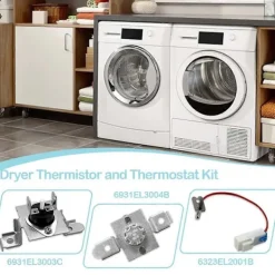 Torktumlare-AGM30045804 Torktumlare Termistor och Termostat Kit för Ken-More