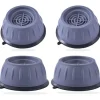 ECLshop Tvättmaskiner-Anti-vibrationsfotmatta - Ospecificerad - 4 stycken - Vit - Ljudreducering - Halkfri