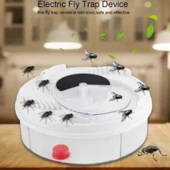 Skadedjur & Insekter-Automatisk Spinning Mute Elektrisk flugfälla-enhet med fångstmat USB-kabel -CY JET1617