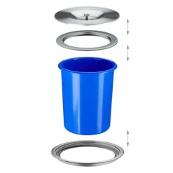 B2X Soptunnor-Avfallsbehållare för bänkskiva 5 liter