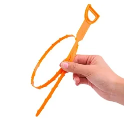 INF Rengöringsmedel-Avloppsrensare för Hårtvättställ och Avlopp - 52cm 2 Pack