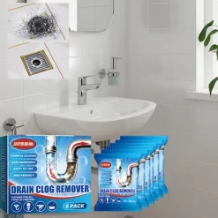 LBSS Rengöringsmedel-Avloppsrörledning Luktborttagningspulver Förhindra tilltäppning Pinelines Rengöringspulver för kök Box