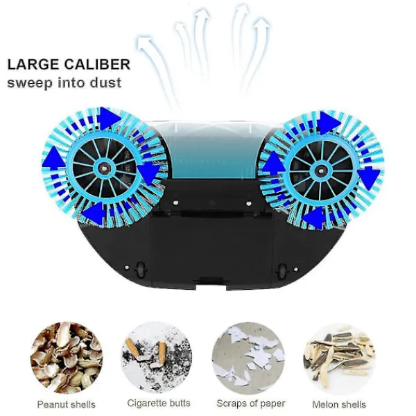 Städmaskiner-Avtagbar Elektrisk Golvspinnborste Utan Batteri