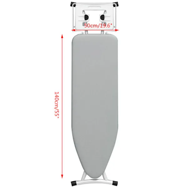 AIZHENCHEN Strykjärn-(AZC)Polyester strykbordsöverdrag Högtemperaturbeständigt dubbelt lager strykbordsöverdrag Grå Grå Grå 140*50cm