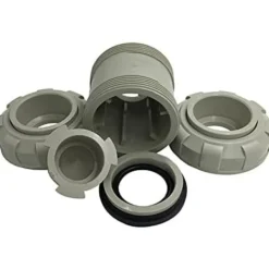 NeunWolken Tvättmaskiner-Backventil (envägs) grått vattenblock läckageskyddsventil tvättmaskin diskmaskin 20mm