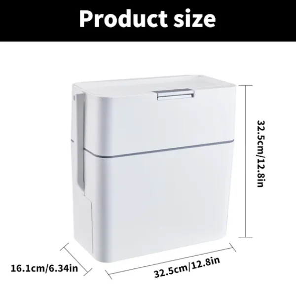 unbranded Soptunnor-Badrums soptunna automatisk förpackning sopbehållare hushålls soptunna