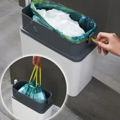 unbranded Soptunnor-Badrums soptunna automatisk förpackning sopbehållare hushålls soptunna