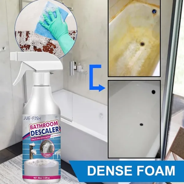 Rengöringsmedel-Badrumsrengöring Badrum Glasavkalkare Till Kakel Kranborttagare Badkarsrengöring 60ml