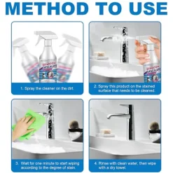 Rengöringsmedel-Badrumsrengöring Badrum Glasavkalkare Till Kakel Kranborttagare Badkarsrengöring 60ml
