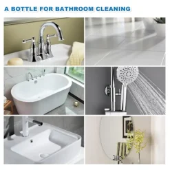Rengöringsmedel-Badrumsrengöring Badrum Glasavkalkare Till Kakel Kranborttagare Badkarsrengöring 60ml