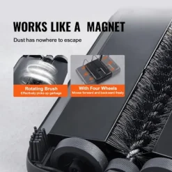 DUOKU Städmaskiner-Balai Mécanique - - FD-13 - 200 mm Trajektoria - 300 ml Soptunna - Manuell Icke Elektrisk