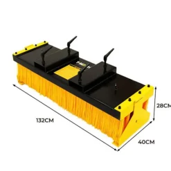 MONSTERSHOP Städmaskiner-Balai Pousseur & Stöd för Gaffeltruckar 1300 mm Lager