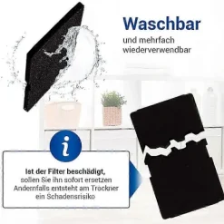 Torktumlare-Beko Torktumlare Filter Ersättning 2964840100 för DE8635rx DS7512pa Torktumlare black