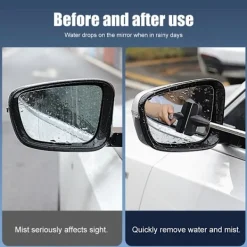 Fönsterrengöring-Bil Backspegel Torkare Fönstertvätt Rengöringsborste ROSA