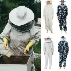 Skadedjur & Insekter-Biouppfödningsdräkt, komplett biouppfödningsutrustning med slöja och huva,
