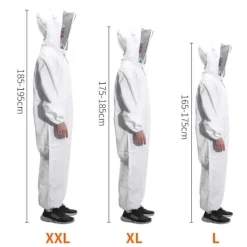 Skadedjur & Insekter-Biouppfödningsdräkt, komplett biouppfödningsutrustning med slöja och huva,