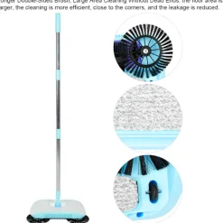 Städmaskiner-Blå Hushållssopmaskin Golvrengöringsverktyg 1 st