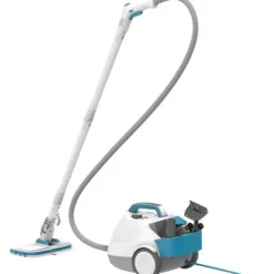 BLACK + DECKER Ångtvättar-BLACK+DECKER - BHSMP2314-QS - Multifunktions slädångrengörare 2300W - Tank: 1,2L - Kabel: 8m - 14 tillbehör Vit, blå, grå