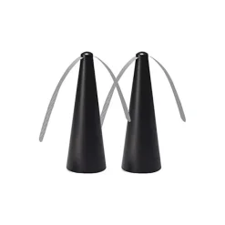 Skadedjur & Insekter-Bladavvisande - Smärtfri Anti Fly Fan 8.5x24.5x8.5cm - Skydd Mot Flygande Insekter - Utomhusmåltider Trädgård Camping 2st Svart KLB