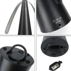 Skadedjur & Insekter-Bladavvisande - Smärtfri Anti Fly Fan 8.5x24.5x8.5cm - Skydd Mot Flygande Insekter - Utomhusmåltider Trädgård Camping 2st Svart KLB