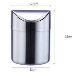 Unbranded Soptunnor-Bordskorg i rostfritt stål, kreativ mini förvaringskorg, köksbordskorg, röd