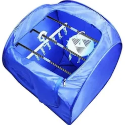 Torktumlare-Bärbar Elektrisk Klädtork Vikbar Rese Air-O-Dry Kläder Varm Klädtork Garderob med Tillbehör - EU-kontakt blå